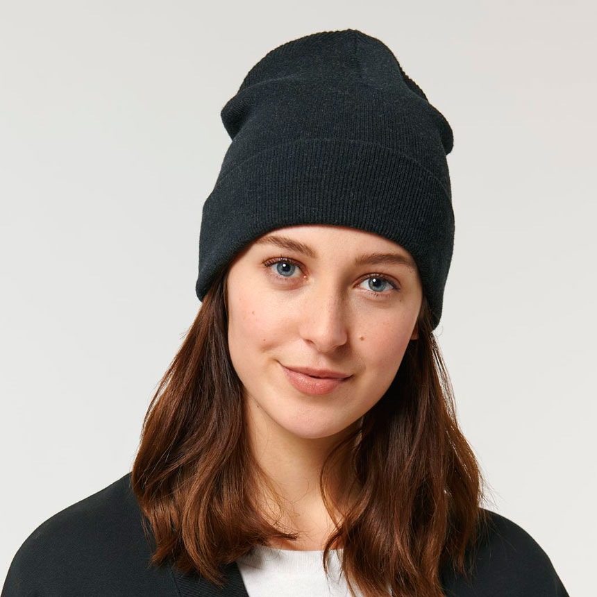 STAU772-Плетена Шапка Rib Beanie